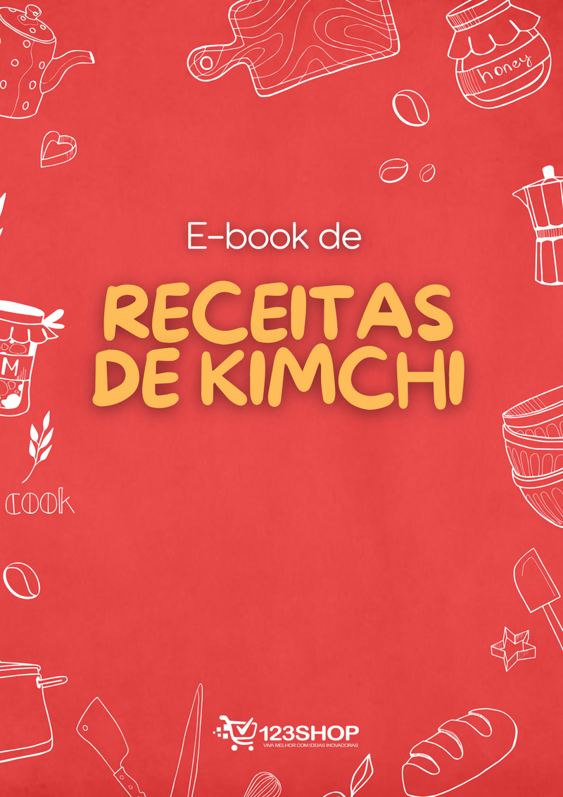 Ebook de Receitas De Kimchi | loja123shop