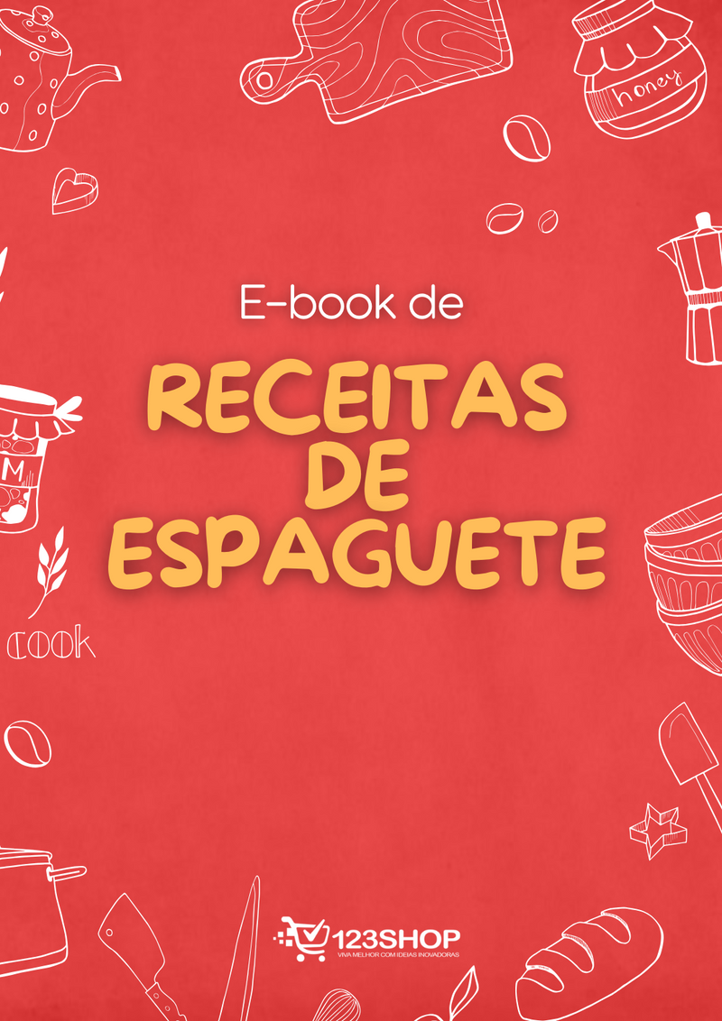 Ebook de Receitas De Espaguete | loja123shop