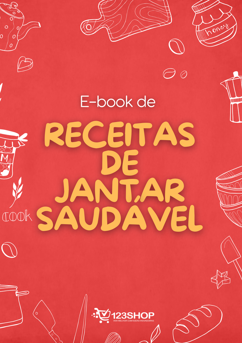 Ebook de Receitas De Jantar Saudável | loja123shop