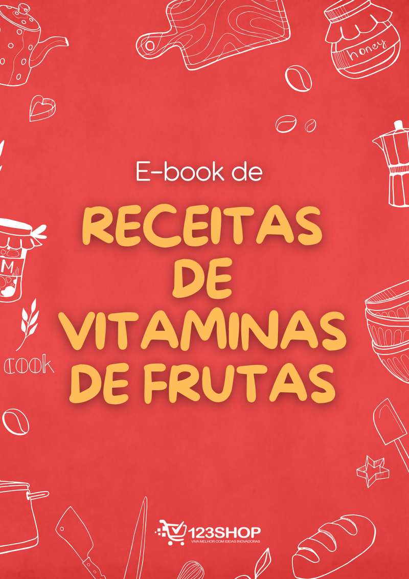 Ebook de Receitas De Vitaminas De Frutas | loja123shop