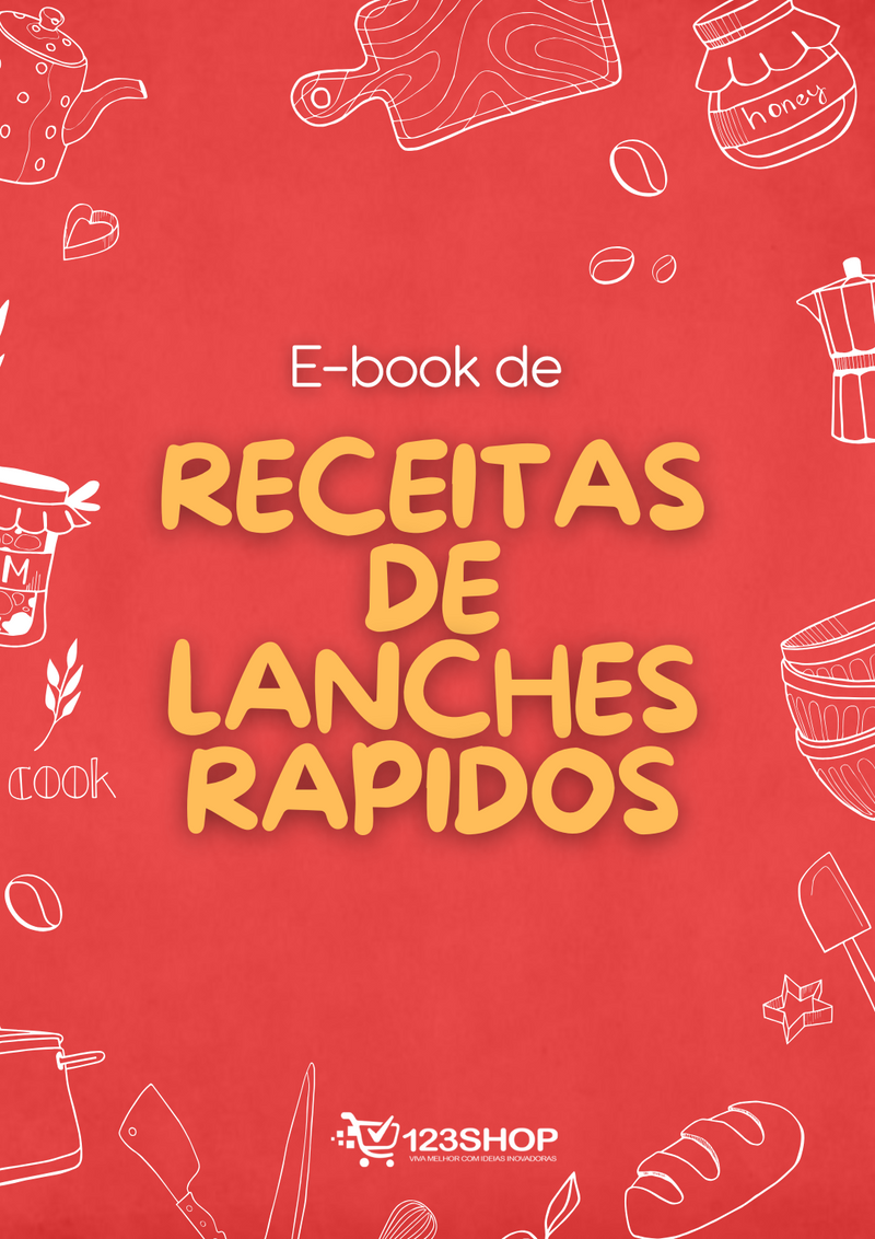 Ebook de Receitas De Lanches Rapidos | loja123shop