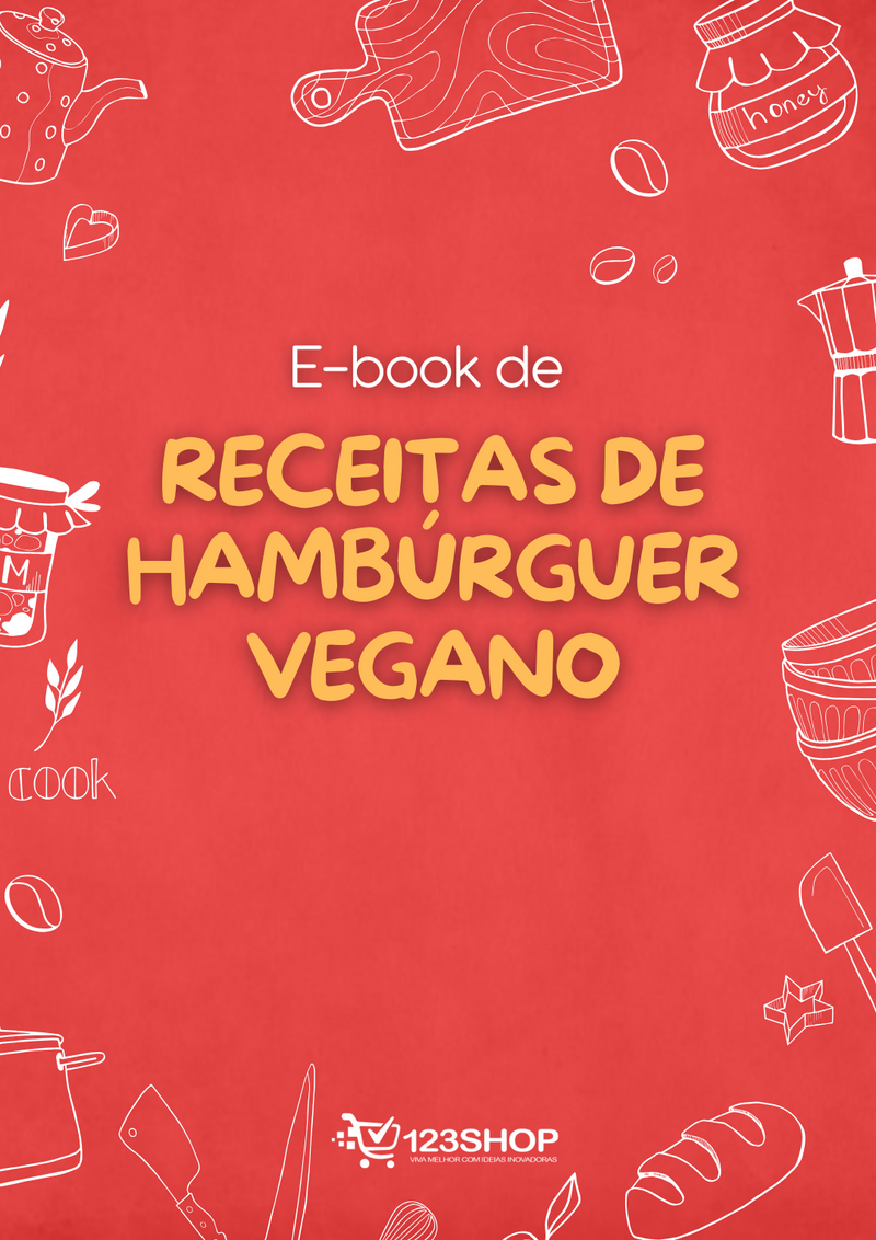 Ebook de Receitas De Hambúrguer Vegano | loja123shop