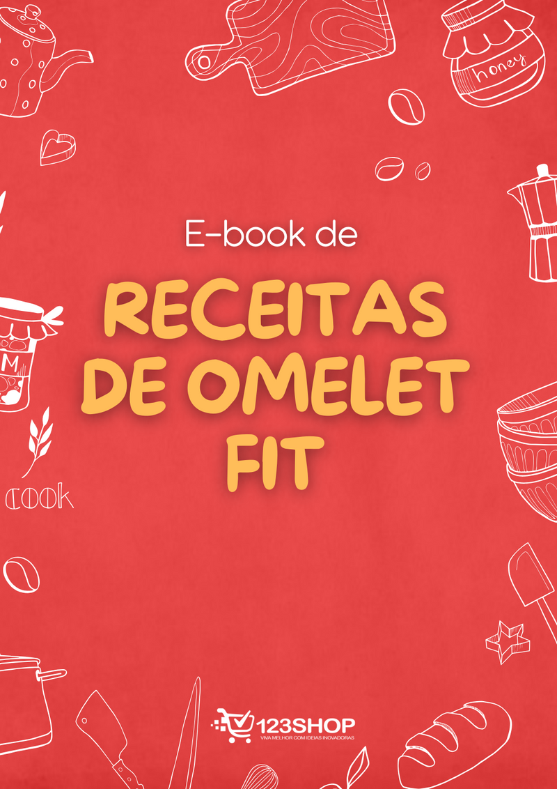 Ebook de Receitas De Omelet Fit | loja123shop