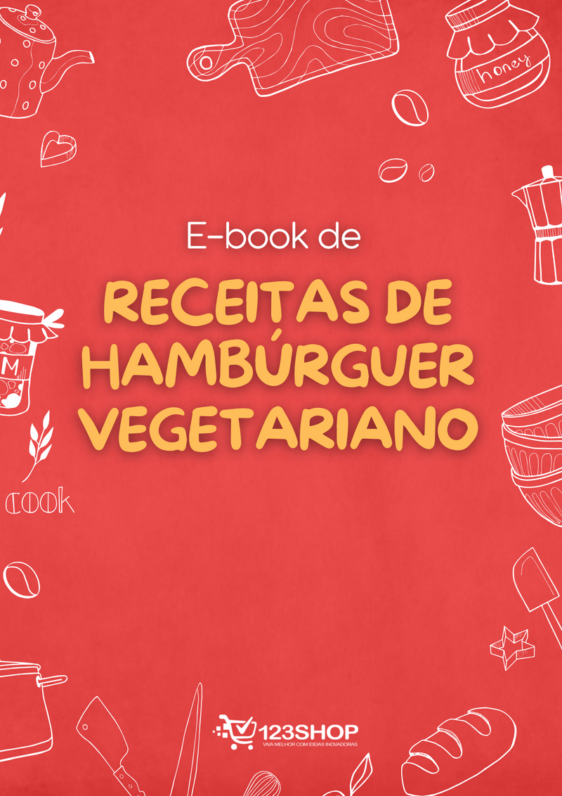 Ebook de Receitas De Hambúrguer Vegetariano | loja123shop