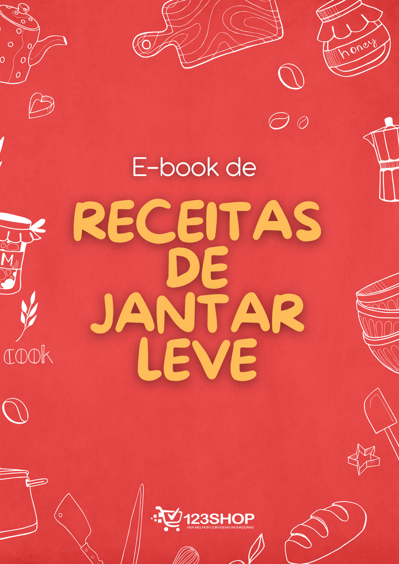 Ebook de Receitas De Jantar Leve | loja123shop