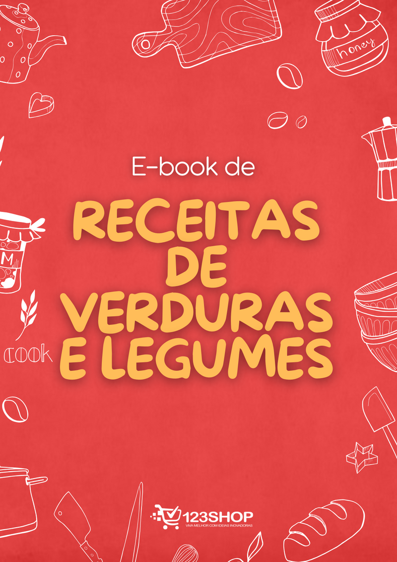 Ebook de Receitas De Verduras E Legumes | loja123shop