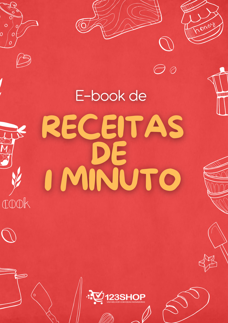 Ebook de Receitas De 1 Minuto | loja123shop