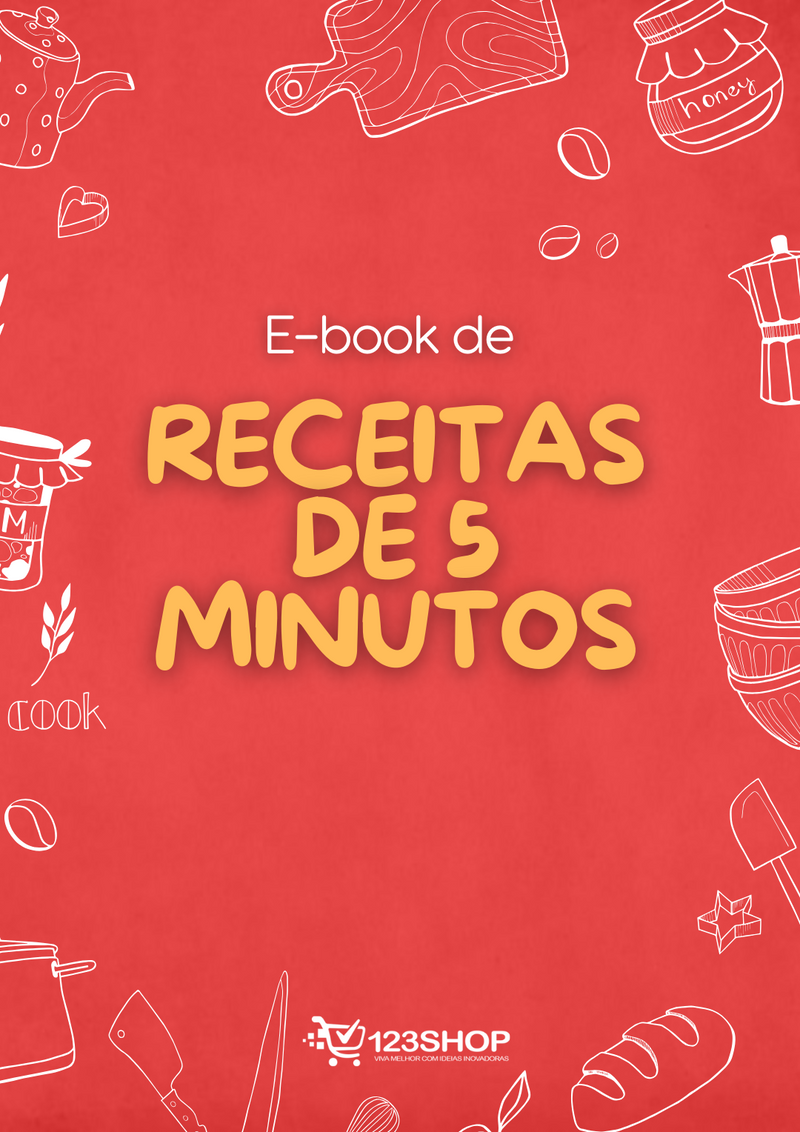 Ebook de Receitas De 5 Minutos | loja123shop