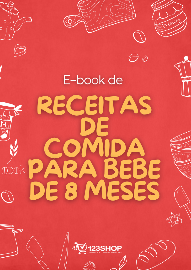 Ebook de Receitas De Comida Para Bebe De 8 Meses | loja123shop