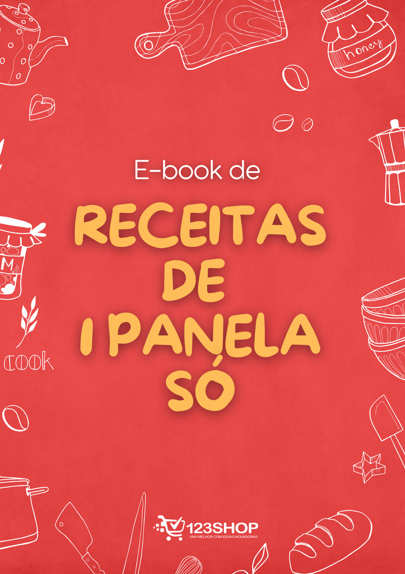 Ebook de Receitas De 1 Panela Só | loja123shop