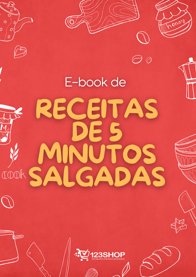 Ebook de Receitas De 5 Minutos Salgadas | loja123shop