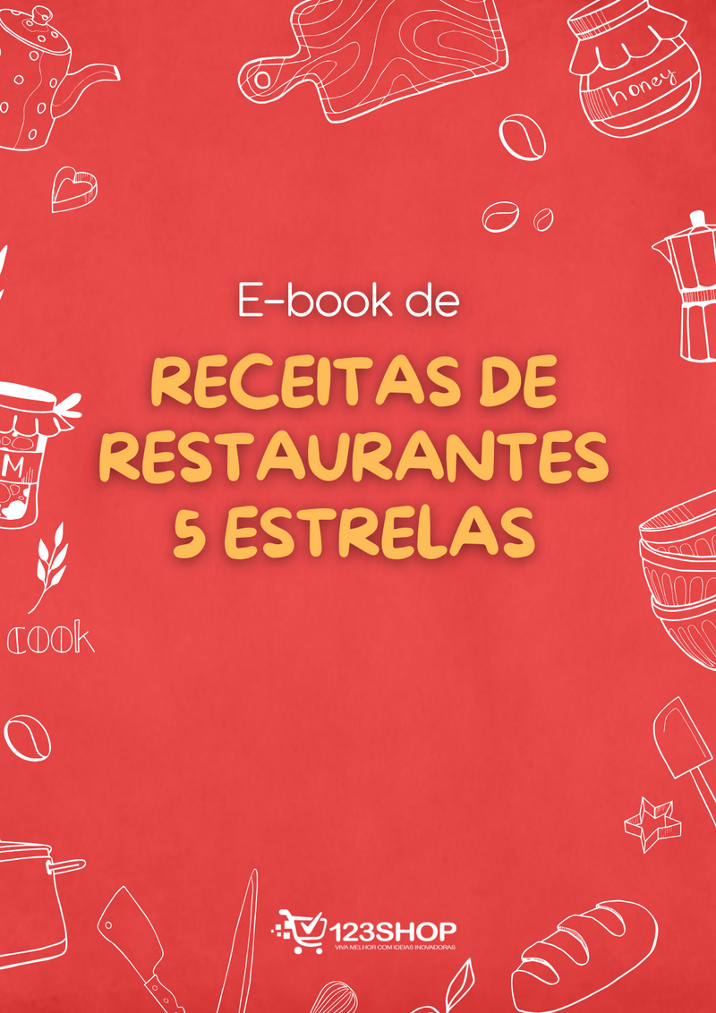 Ebook de Receitas De Restaurantes 5 Estrelas | loja123shop