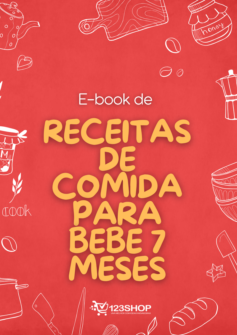 Ebook de Receitas De Comida Para Bebe 7 Meses | loja123shop