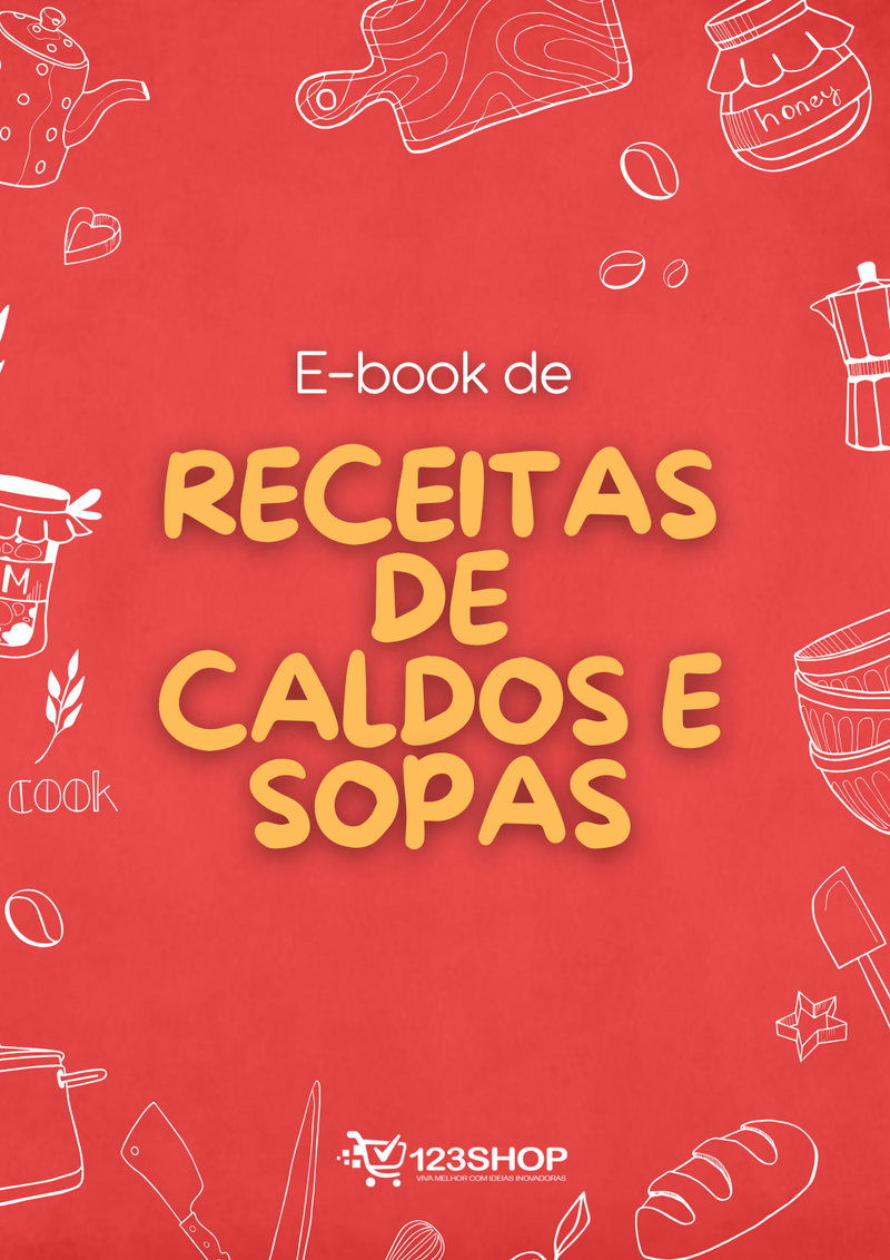 Ebook de Receitas De Caldos E Sopas | loja123shop