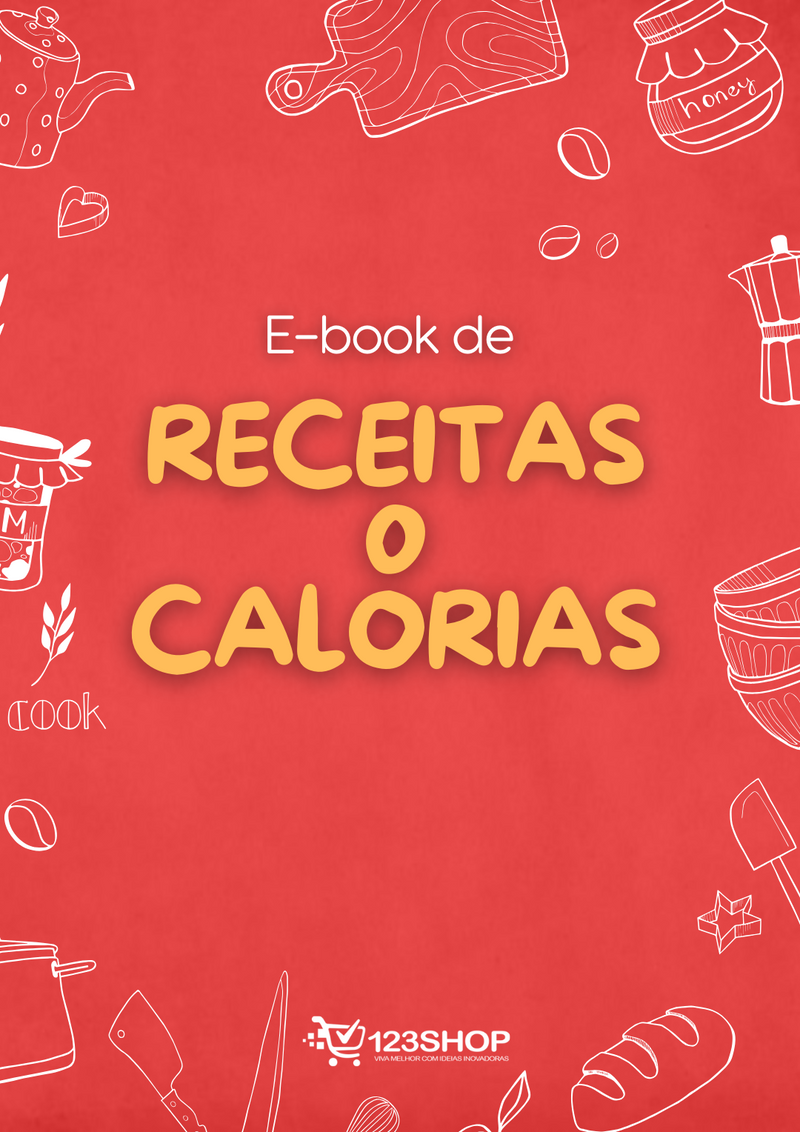 Ebook de Receitas 0 Calorias | loja123shop