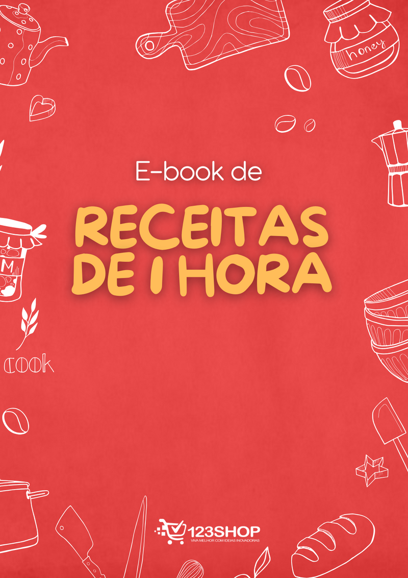 Ebook de Receitas De 1 Hora | loja123shop