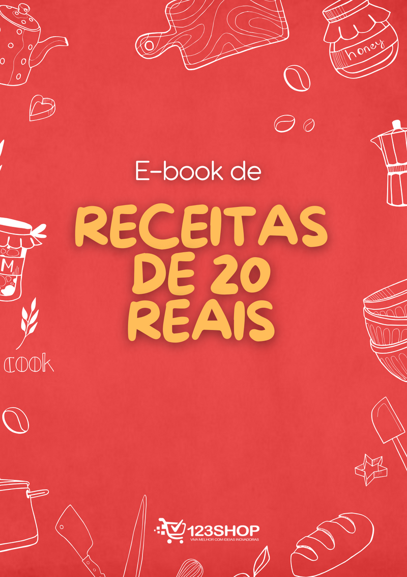 Ebook de Receitas De 20 Reais | loja123shop