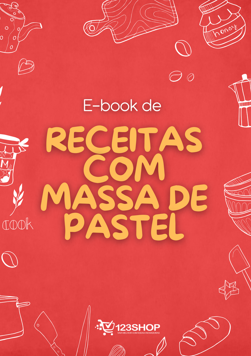 Ebook de Receitas Com Massa De Pastel | loja123shop