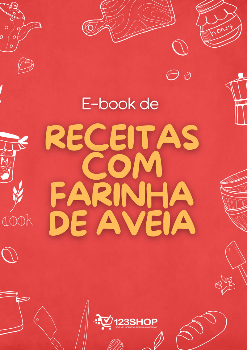 Ebook de Receitas Com Farinha De Aveia | loja123shop