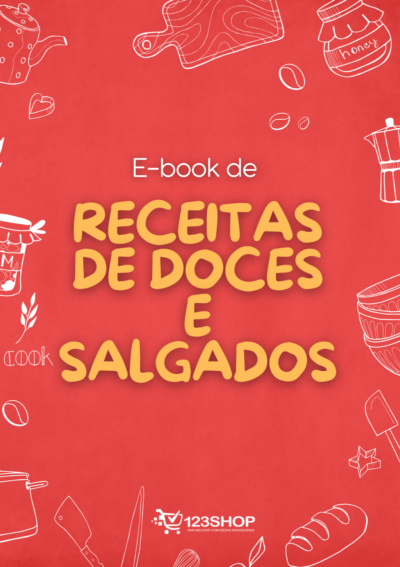 Ebook de Receitas De Doces E Salgados | loja123shop