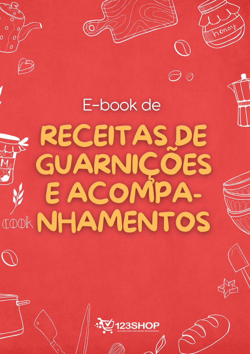 Ebook de Receitas De Guarnições E Acompanhamentos | loja123shop