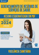 Resumo Esquematizado de Vigilância Sanitária Sobre Gerenciamento De Resíduos De Serviços De Saúde para Concursos | loja123shop