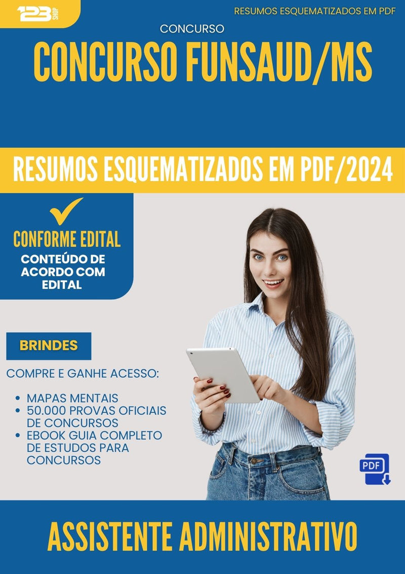 Resumos Esquematizados para Concurso Cozinheiro Funsaud Ms 2025 - Conteúdo de Acordo com Edital