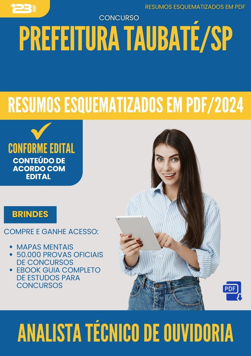 Resumos Esquematizados para Concurso Encanador Samae Sc 2024 - Conteúdo de Acordo com Edital
