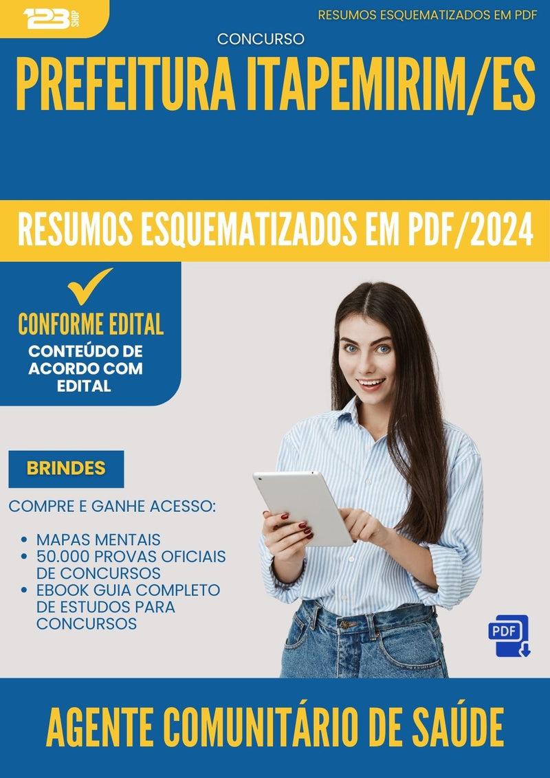 Resumos Esquematizados para Concurso Tecnico Saude Bucal da Prefeitura Delmiro Gouveia Al 2024 - Conteúdo de Acordo com Edital