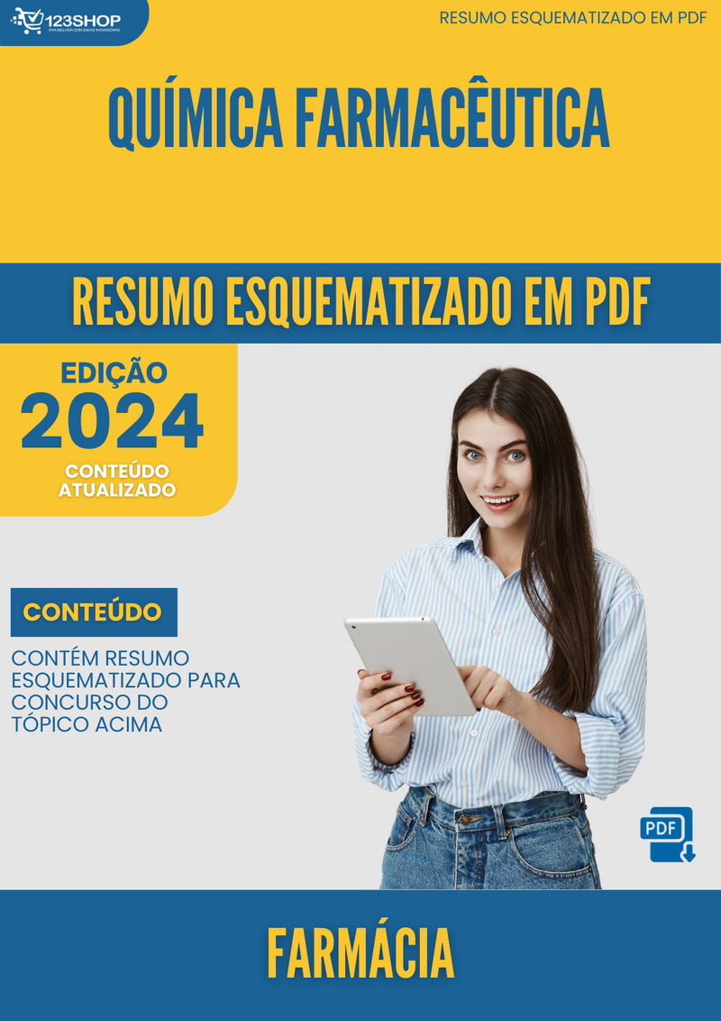 Resumo Esquematizado de Farmácia Sobre Química Farmacêutica para Concursos | loja123shop