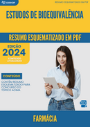 Resumo Esquematizado de Farmácia Sobre Estudos De Bioequivalência para Concursos | loja123shop