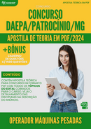 Apostila Teórica para Concurso DAEPA Patrocínio MG 2024 Operador Máquinas Pesadas - Com Caderno de Questões | loja123shop