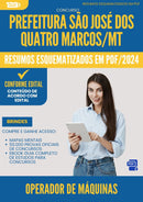 Resumos Esquematizados para Concurso Operador De Maquinas da Prefeitura Sao Jose Dos Quatro Marcos Mt 2025 - Conteúdo de Acordo com Edital