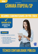 Resumos Esquematizados para Concurso Tecnico Contabilidade Publica Camara da Prefeitura Itupeva Sp 2025 - Conteúdo de Acordo com Edital