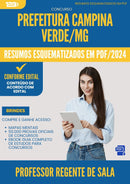 Resumos Esquematizados para Concurso Professor Regente De Sala da Prefeitura Campina Verde Mg 2025 - Conteúdo de Acordo com Edital