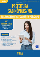 Resumos Esquematizados para Concurso Vigia da Prefeitura Sabinopolis Mg 2025 - Conteúdo de Acordo com Edital