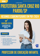 Resumos Esquematizados para Concurso Professor Educacao Infantil Santa da Prefeitura Cruz Rio Pardo Sp 2025 - Conteúdo de Acordo com Edital