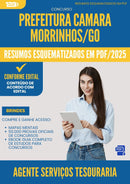 Resumos Esquematizados para Concurso Agente Servicos Tesouraria Camara da Prefeitura Morrinhos Go 2025 - Conteúdo de Acordo com Edital