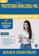 Resumos Esquematizados para Concurso Auxiliar De Servicos Publicos da Prefeitura Marlieria Mg 2025 - Conteúdo de Acordo com Edital
