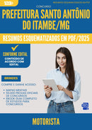 Resumos Esquematizados para Concurso Motorista Santo Antonio Do da Prefeitura Itambe Mg 2025 - Conteúdo de Acordo com Edital