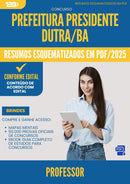 Resumos Esquematizados para Concurso Professor da Prefeitura Presidente Dutra Ba 2025 - Conteúdo de Acordo com Edital