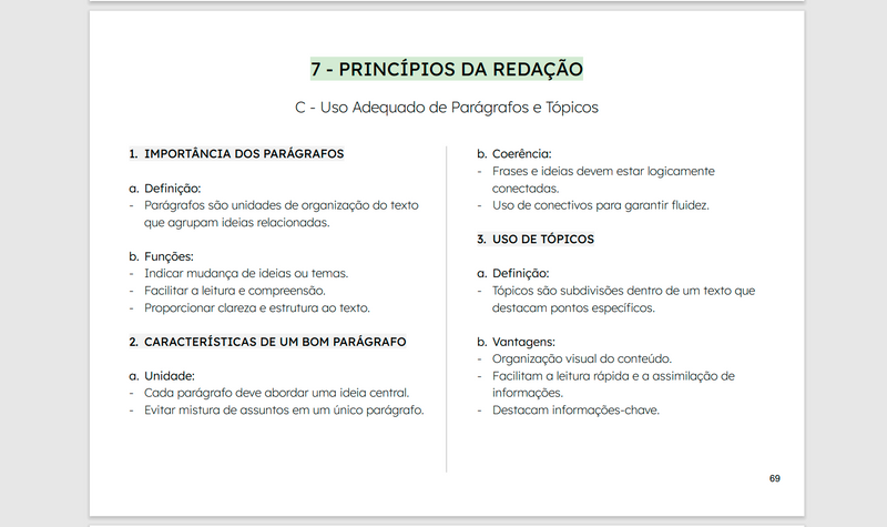 Resumo Esquematizado de Redação Oficial para Concursos | loja123shop