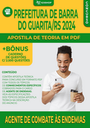 Apostila Teórica de Conhecimentos Específicos para Concurso de Agente de Combate às Endemias da Prefeitura de Barra do Guarita/RS 2024 | loja123shop