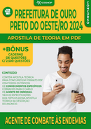 Apostila Teórica de Conhecimentos Específicos para Concurso de Agente de Combate às Endemias da Prefeitura de Ouro Preto do Oeste/RO 2024 | loja123shop