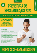 Apostila Teórica de Conhecimentos Específicos para Concurso de Agente de Combate às Endemias da Prefeitura de Simolândia/GO 2024 | loja123shop