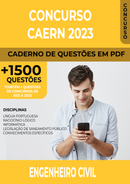 Apostila de Questões para Concurso CAERN 2023 para Engenheiro Civil - Mais de 2.000 Questões Gabaritadas | loja123shop