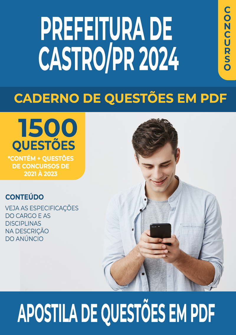 Apostila de Questões para Concurso do IF-BA 2024 para Professor Do Ensino Básico - Técnico E Tecnológico - Artes - Mais de 1.500 Questões Gabaritadas | loja123shop