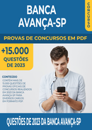 Pacote de Provas de 2023 da Banca Avança-SP contendo mais de 15.000 Questões Gabaritadas | loja123shop