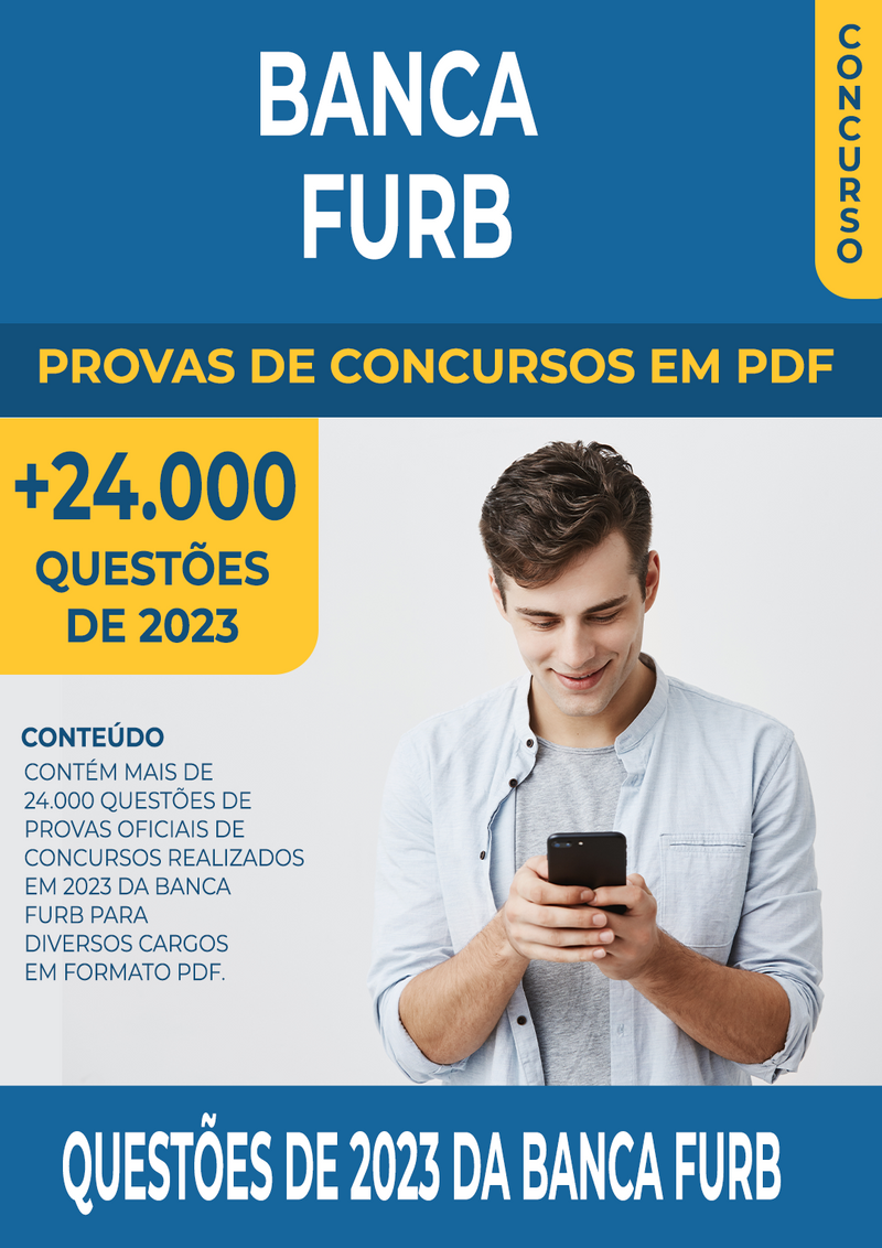 Pacote de Provas de 2023 da Banca FURB contendo mais de 24.000 Questões Gabaritadas | loja123shop