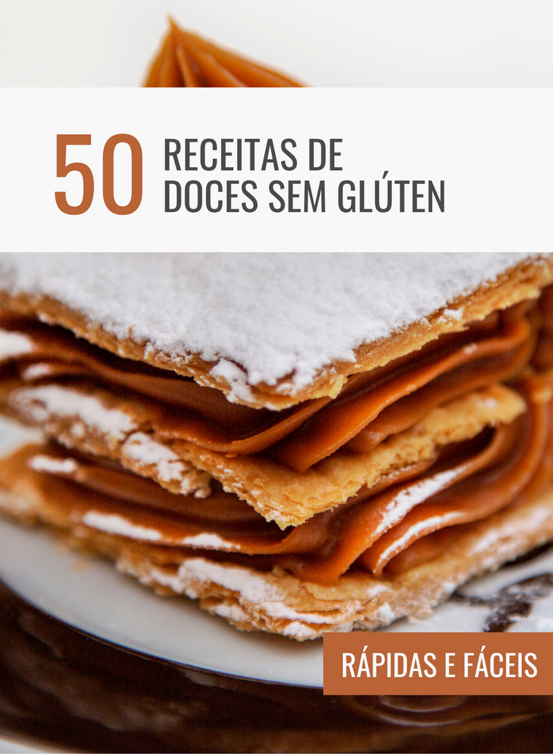 Ebook 50 Receitas de Doces Sem Glúten Rápidas e Fáceis | loja123shop